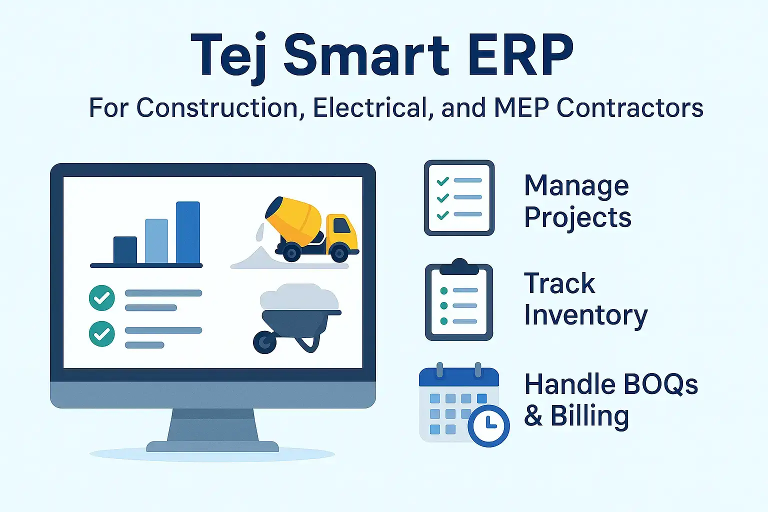 Tej Smart ERP Dashboard